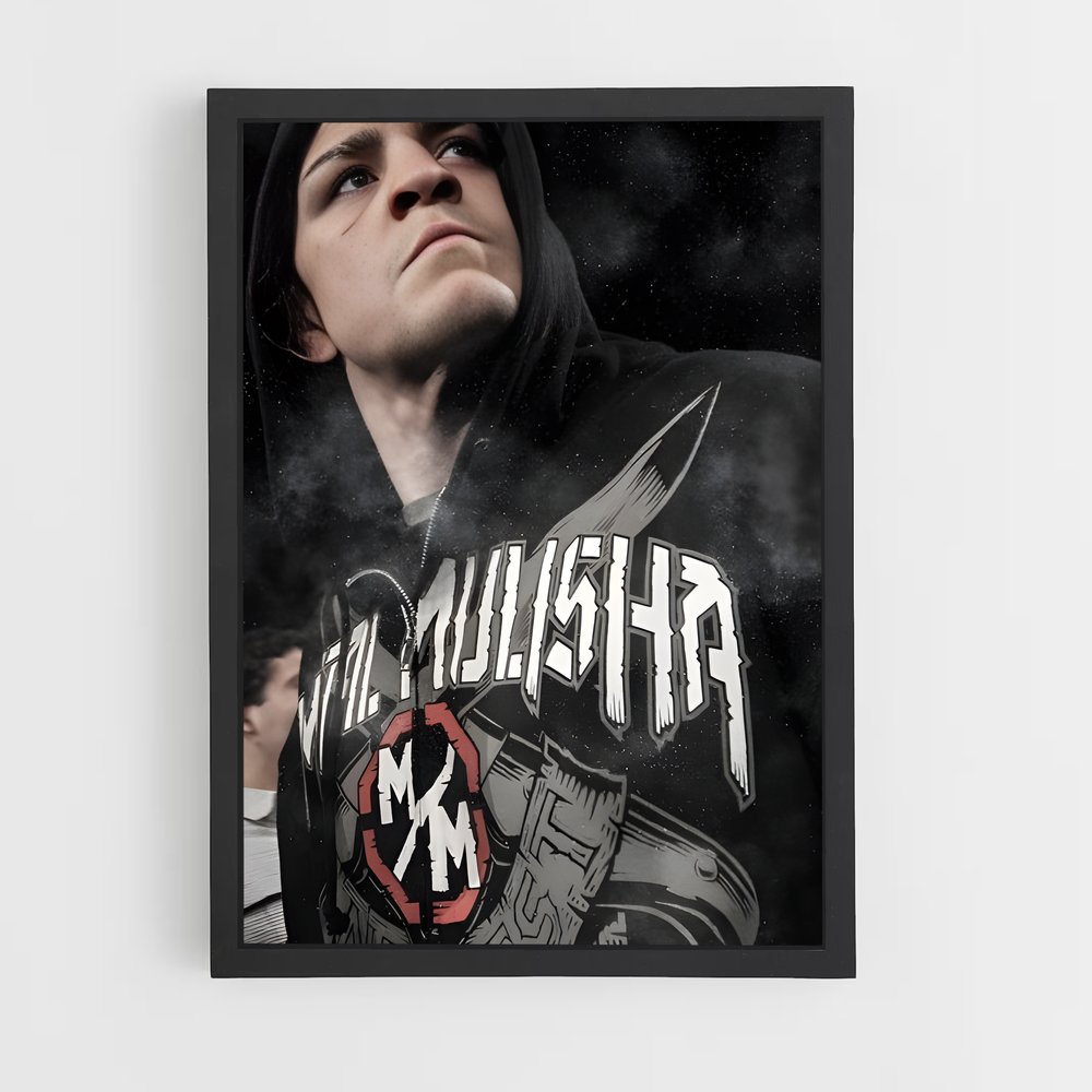 Poster L'Homme au Capuche – affiche MMA (vue 2)